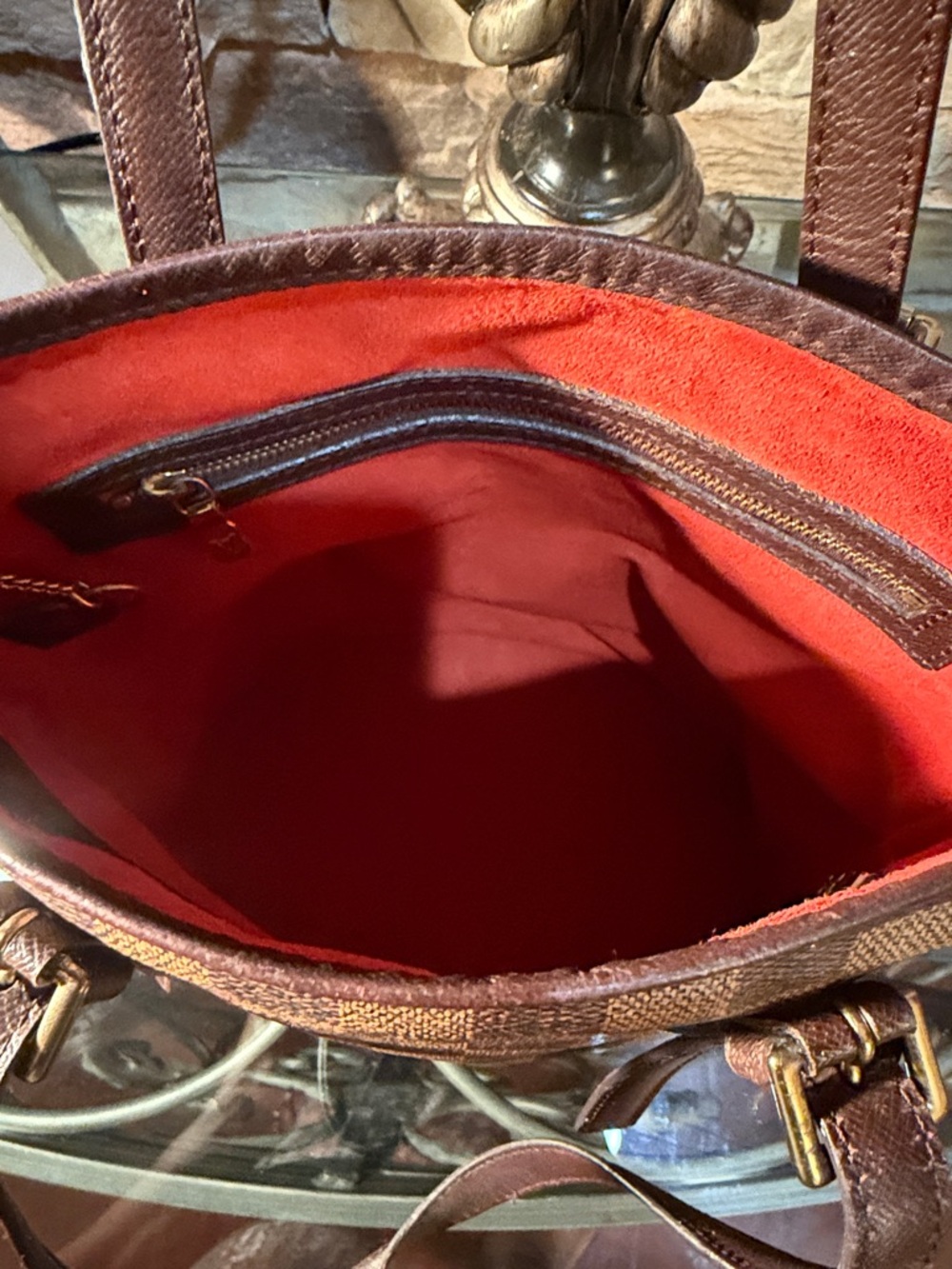 Louis Vuitton Marais Damier Ebene Bucket Tote - Picture 7 of 11